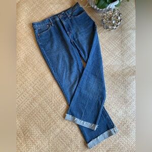 J. Crew Women's Boot Cut Jeans in Deep Blue